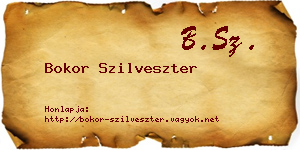Bokor Szilveszter névjegykártya